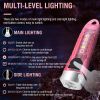 Small Mini Pocket LED Flashlight Torch Keychain Light Rechargeable Lamp BORUiT