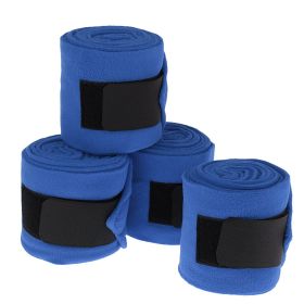 Horse Leg Straps Leg Wraps Leg Bandage Set (Color: Blue)