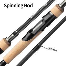 Three-section Lure Rod Adjustable Carbon Straight Handle Fishing Rod (Option: Straight handle luya pole-1.8m)