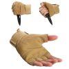 Tactical Gloves Military Combat Gloves with Hard Knuckle for Men Hunting, Shooting, Airsoft, Paintball, Hiking, Camping, Motorcycle Gloves