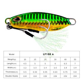 Long Throw Submerged Metal Decoy Fishing Gear (Option: Color A-30G)